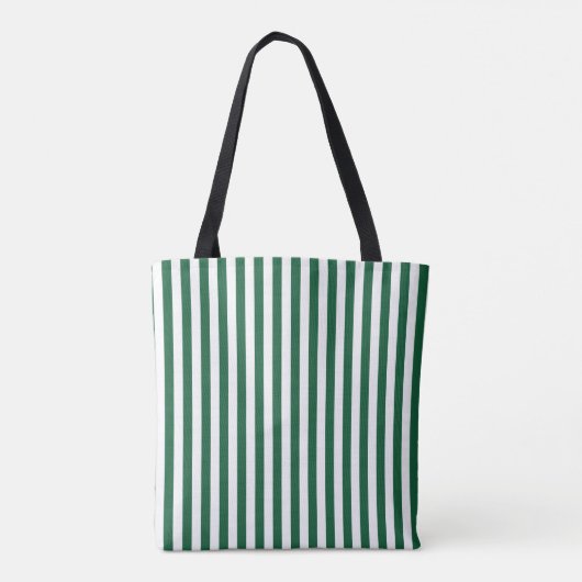  Klassieke flesjes Groen en Witte strepen Tote Bag (Achterkant)