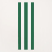 Klassieke flesjes Groen en Witte strepen Yogamat (Voorkant)