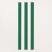 Klassieke flesjes Groen en Witte strepen Yogamat (Achterkant)