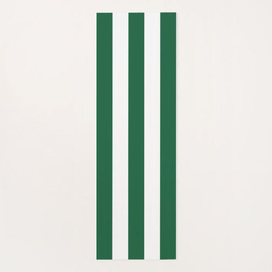  Klassieke flesjes Groen en Witte strepen Yogamat (Achterkant)