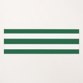 Klassieke flesjes Groen en Witte strepen Yogamat (Voorkant (horizontaal))