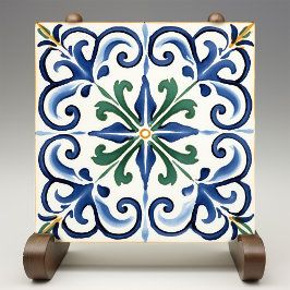Klassieke Fleur-de-Lis Traditioneel Tegeltje