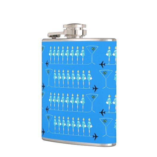 Klassieke Flight Attendant Fles Heupfles (Links)