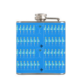 Klassieke Flight Attendant Fles Heupfles (Achterkant)