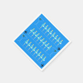 Klassieke Flight Attendant Papieren servetten (Hoek)