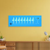 Klassieke Flight Attendant stretched canvas Print (Insitu (Woonkamer))
