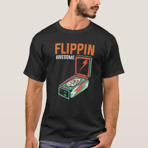 Klassieke Flipping Awesome Flipperkast Arcade Game T-shirt