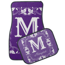 Klassieke Floral Aangepaste Monogram Naam