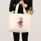 Klassieke Floral Bg Grote Tote Bag (Voorkant (product))