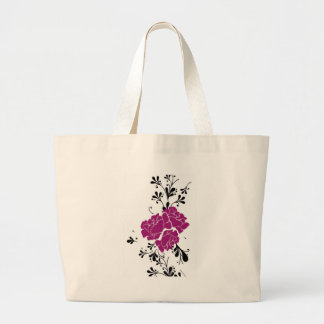 Klassieke Floral Bg Grote Tote Bag