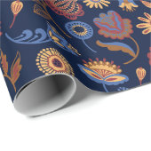 Klassieke Floral Cadeaupapier (Rol Hoek)