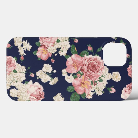 Klassieke  Floral Case-Mate iPhone Case (Achterkant (horizontaal))