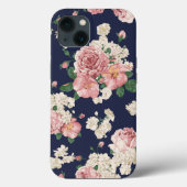 Klassieke  Floral Case-Mate iPhone Case (Achterkant)