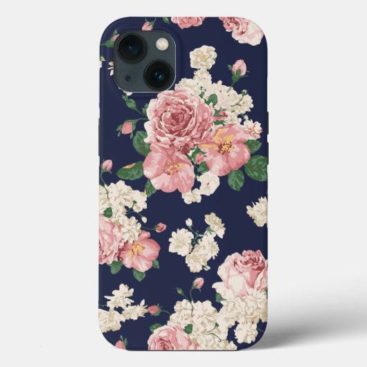 Klassieke  Floral Case-Mate iPhone Case (Achterkant)
