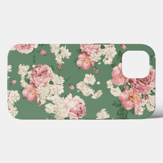 Klassieke  Floral Case-Mate iPhone Case (Achterkant (horizontaal))