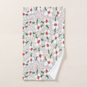 Klassieke Floral Pattern Bath Towel Set Bad Handdoek (Handdoek)