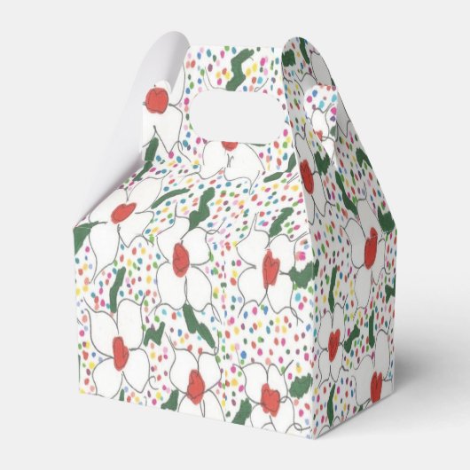 Klassieke Floral Pattern Bedankdoosjes (Achterkant)