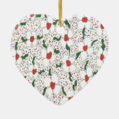 Klassieke Floral Pattern Keramisch Ornament (Voorkant)