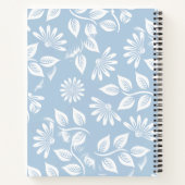 Klassieke Floral Pattern - Kies je kleur! - Notitieboek (Achterkant)