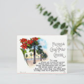 Klassieke Florida Kerstvreugde Feestdagenkaart (Staand voorkant)
