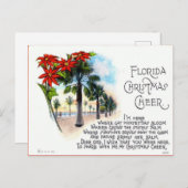 Klassieke Florida Kerstvreugde Feestdagenkaart (Voorkant / Achterkant)