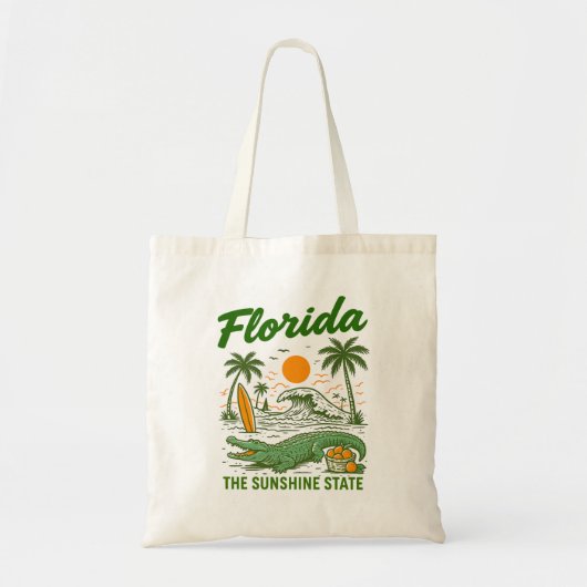 Klassieke Florida - Sunshine State Tote Bag (Voorkant)