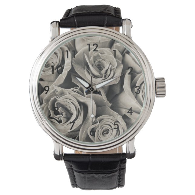 Klassieke Fluwelen Schoonheid Horloge (Voorkant)
