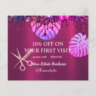 Klassieke flyer met kortingsaanbieding