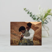 Klassieke Folie foto Foto: Dank u Briefkaart (Staand Voorkant)