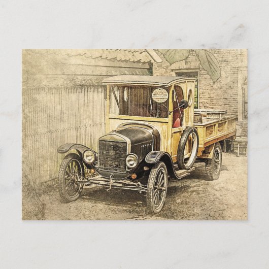 Klassieke Ford Briefkaart (Voorkant)