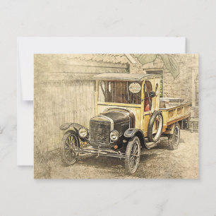 Klassieke Ford Briefkaart