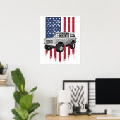 Klassieke Ford Bronco Poster (Thuiskantoor)