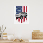 Klassieke Ford Bronco Poster (Keuken)