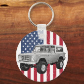 Klassieke Ford Bronco Sleutelhanger (Voorkant)