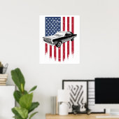 Klassieke Ford Fairlane 1967 Poster (Thuiskantoor)