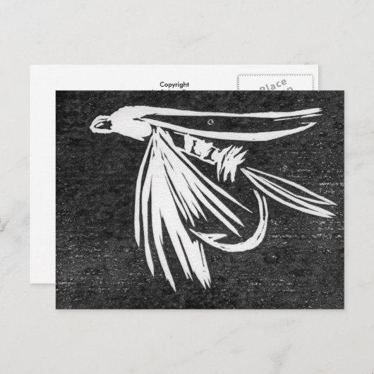 Klassieke forel Briefkaart (Voorkant / Achterkant)