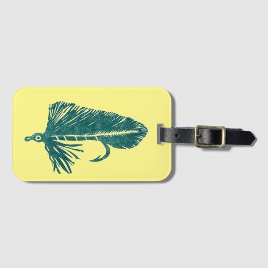 Klassieke forel Fly Matuka Bagagelabel (Voorkant (horizontaal))