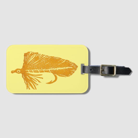Klassieke forel Fly Matuka Bagagelabel (Voorkant (horizontaal))