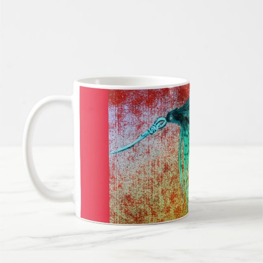 Klassieke forel met "Black Gnat" Mok (Links)