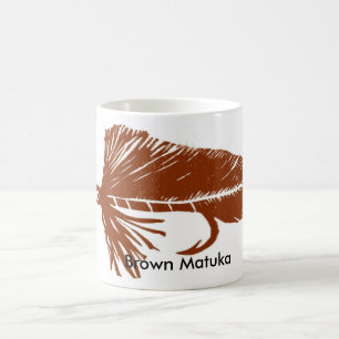 Klassieke forel Mok "Brown Matuka"