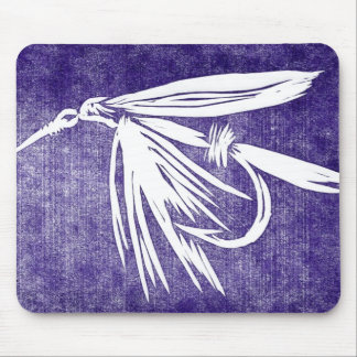 Klassieke forel "natte vlucht - Paars" rondom Mous Muismat