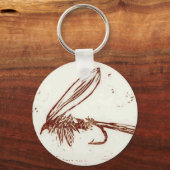 Klassieke forel Vliegende Sleutelhanger Natte vlie (Voorkant)