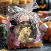 Klassieke  Forest Unicorn Envelope Fantasy Ronde Sticker