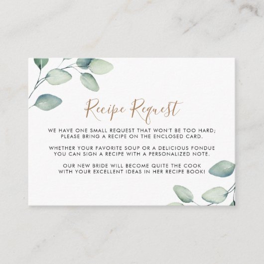 Klassieke formele aanvraag voor groen lef-weddensc informatiekaartje (Voorkant)