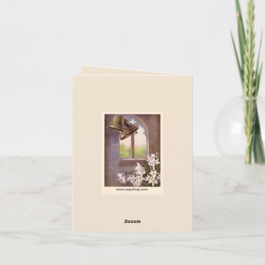 Klassieke formele Buona (Italiaanse) Pasqua Feestdagen Kaart (Achterkant)