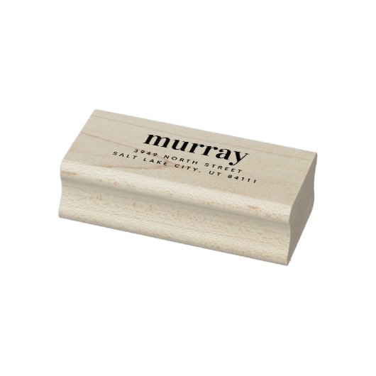 Klassieke Formele Douanenaam Terugkeeradres Rubberstempel (Stempel)