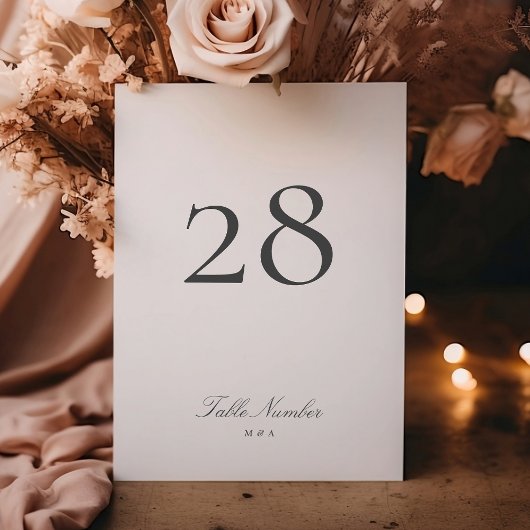 Klassieke Formele Elegante Kalligrafie Bruiloft Kaart