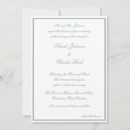 Klassieke formele huwelijksuitnodiging - Coastal B Kaart