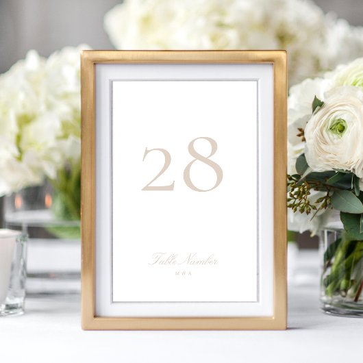 Klassieke Formele Kalligrafie Roze Blush Bruiloft Kaart