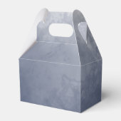 Klassieke formele Navy Blue Smoke Bedankdoosjes (Achterkant)